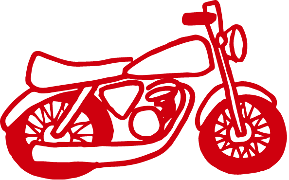 バイクのイラスト